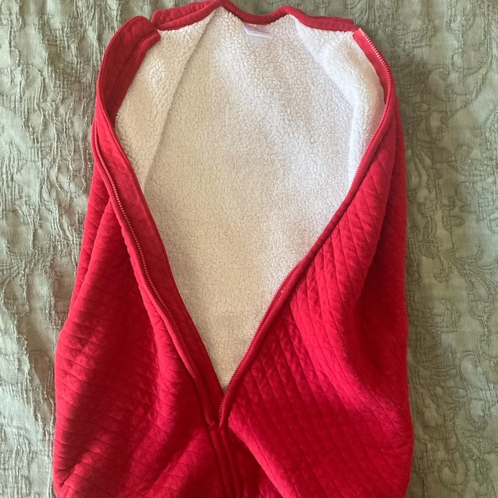 HANNA ANDERSSON | Red quilted sleepsack, fully lined - Picture 2 of 4